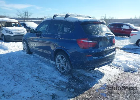 2013 BMW X3 xDrive28I из США, поврежденный, VIN 5UXWX9C58D0D08641